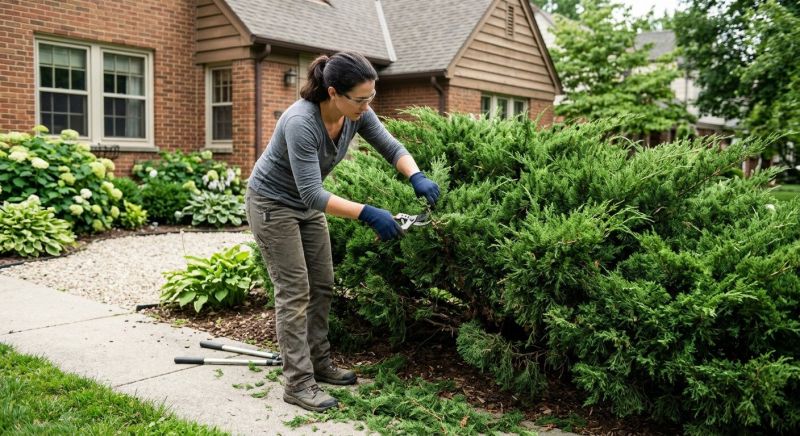 Forsythia Pruning in Rockwall, TX